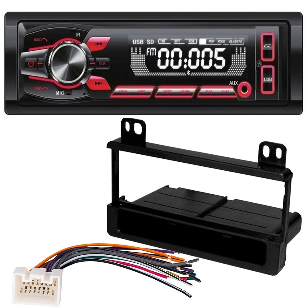 CV15BT Bluetooth MP3 Car Stereo AM/FM Radio & Kit For 1999-2004 Ford F-250/350