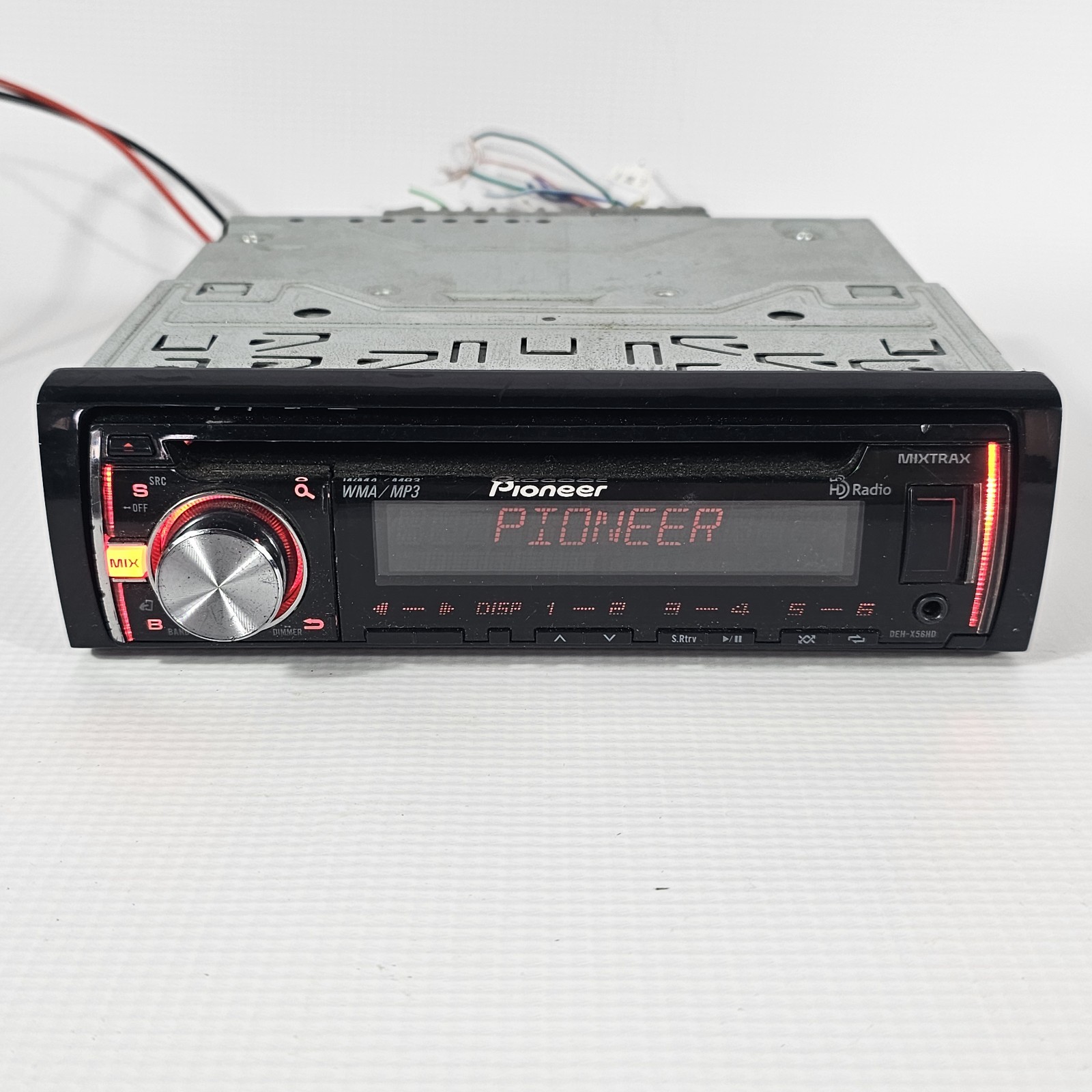 Pioneer DEH-X56HD Car Stereo CD Receiver MIXTRAX Radio NO HARNESS TESTED WORKING