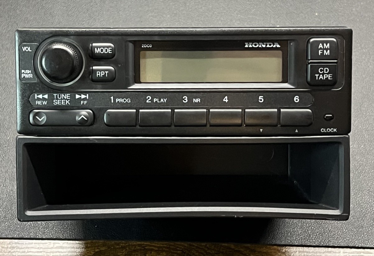 Honda OEM Car Stereo Radio Player With Trey 39100-S01-A210-M1 AM FM USA