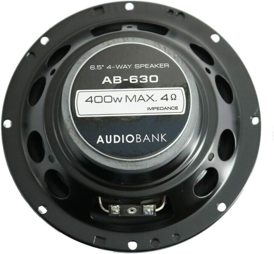 4 AUDIOBANK 800W Pair 6.5″ Front/Rear Speakers for 2007-2013 Sierra/Silverado
