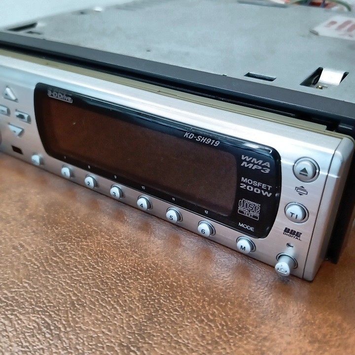 JVC KD-SH919 1DIN Car Audio CD Receiver WMA MP3 Stereo Tested Ships in 1 Day