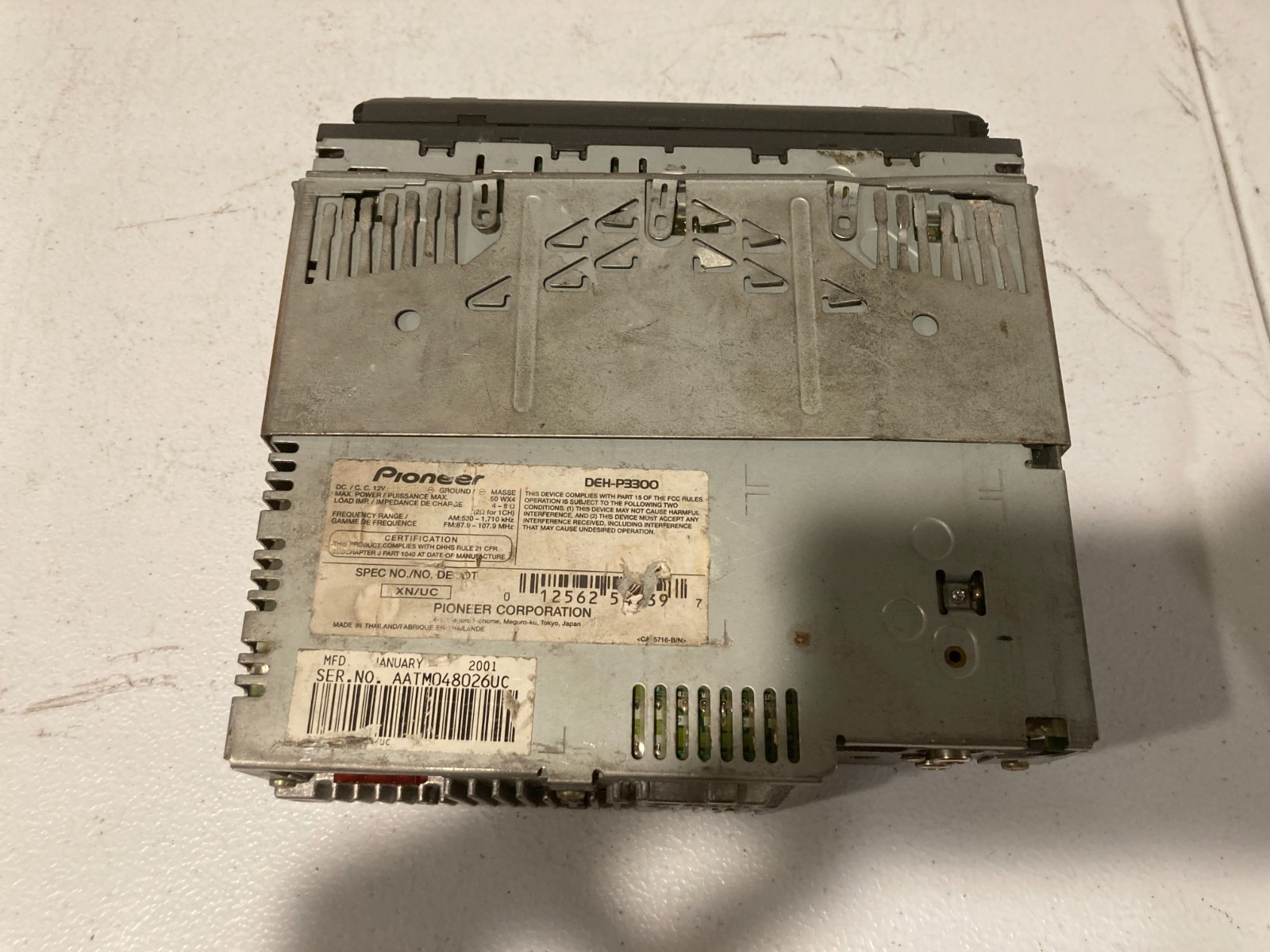 VINTAGE Pioneer Mosfet 50wx4 Radio CD CAR STEREO
