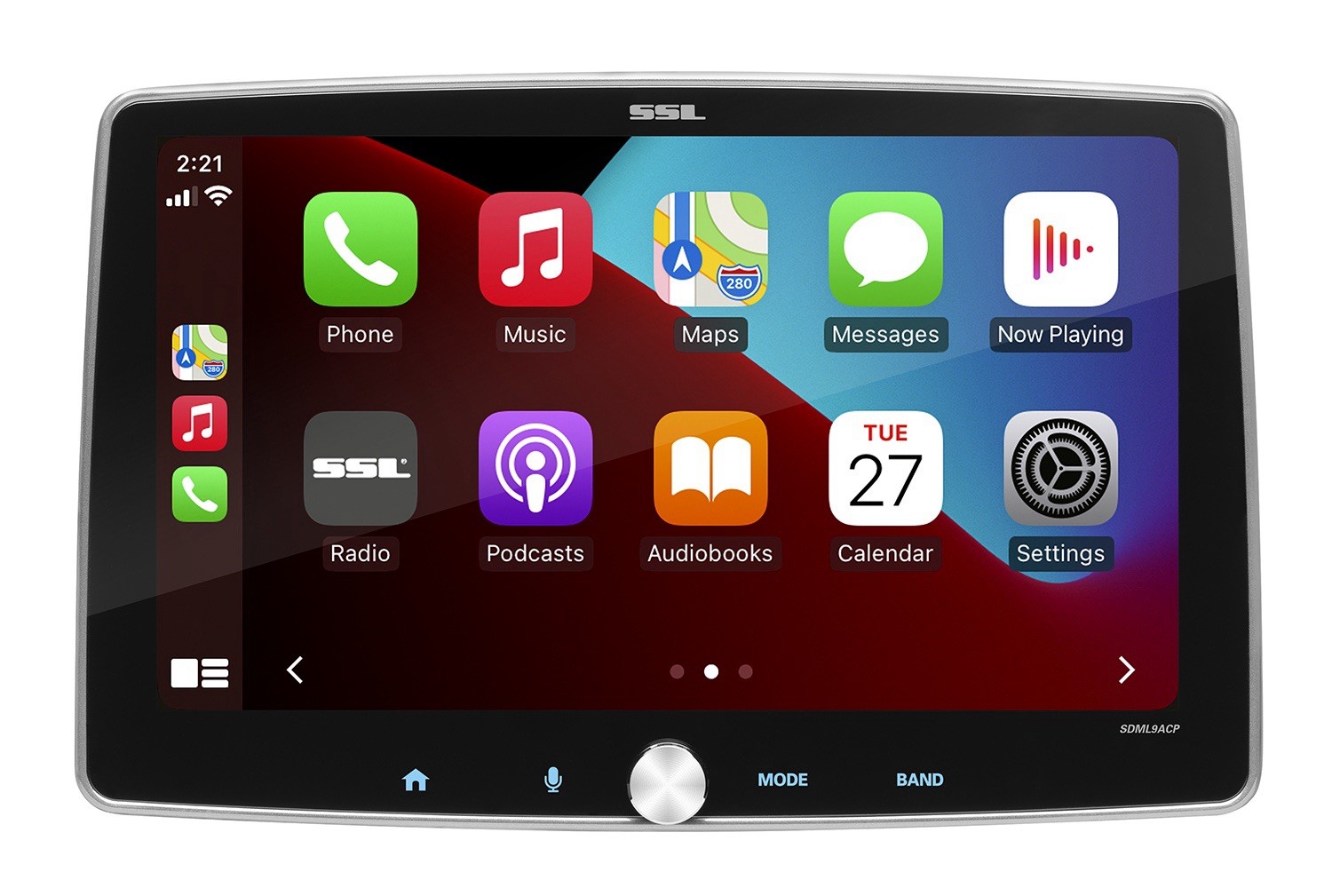 Sound Storm Laboratories SDML9ACP Car Audio Stereo – Apple CarPlay, Android Auto