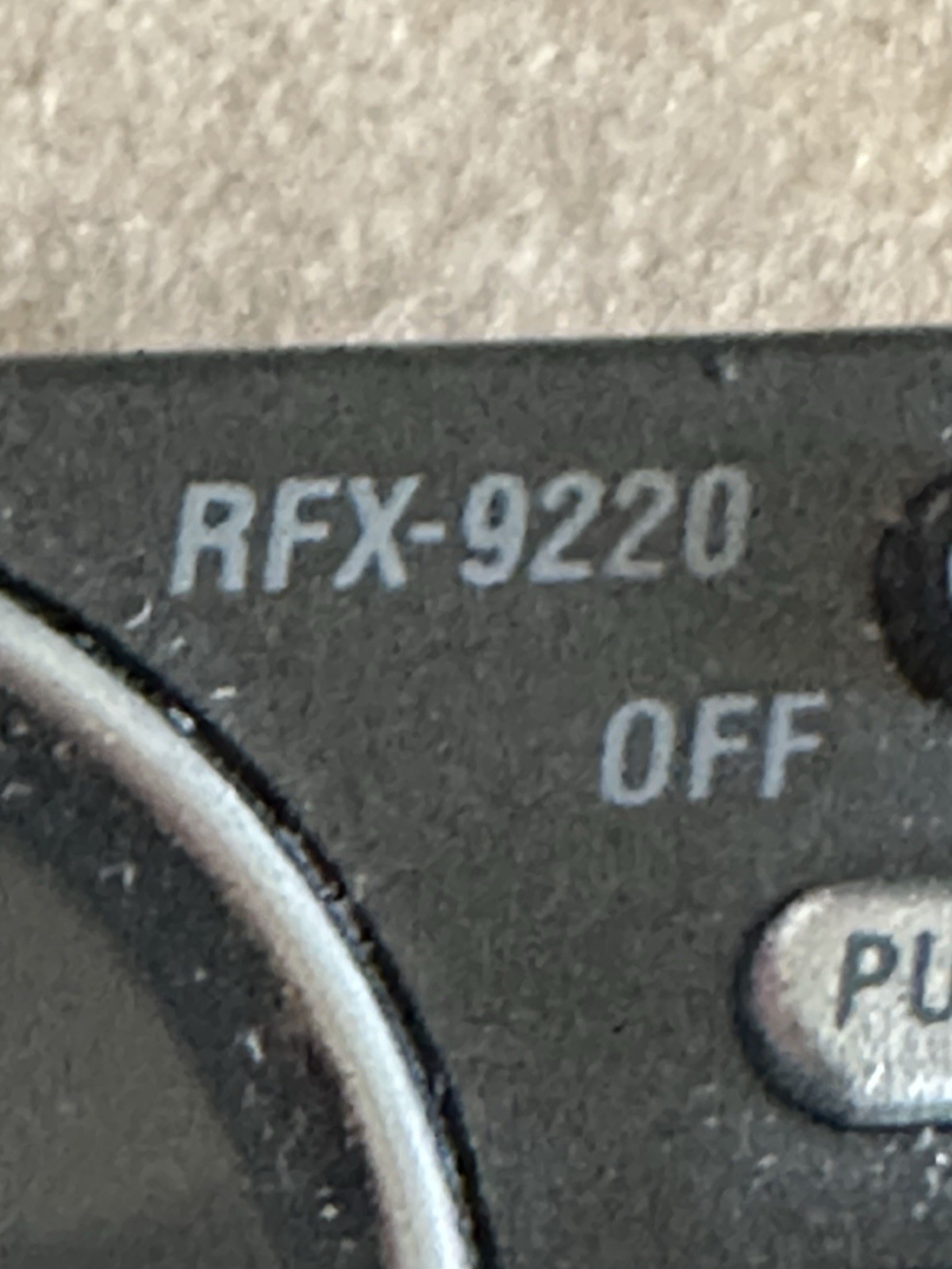 Rockford Fosgate RFX-9220 Faceplate Only