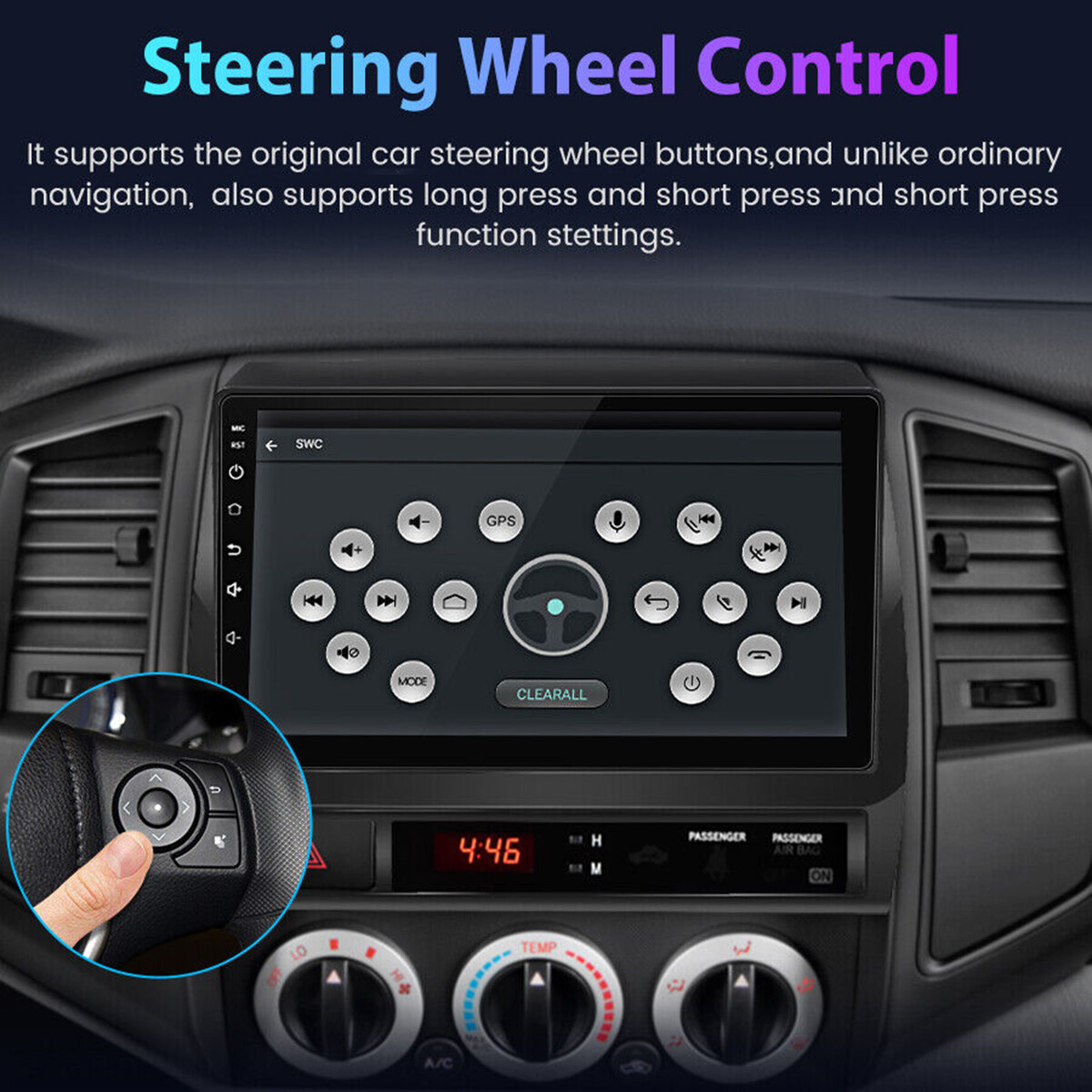 JBL For TOYOTA TACOMA 2005-2013 9″inch CarPlay Android Car Stereo Radio WiFi GPS