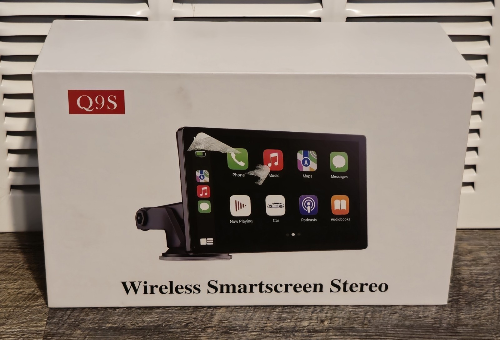 Hauxiy Q9S Wireless Smartscreen Stereo CarPlay and Android Auto Compatible