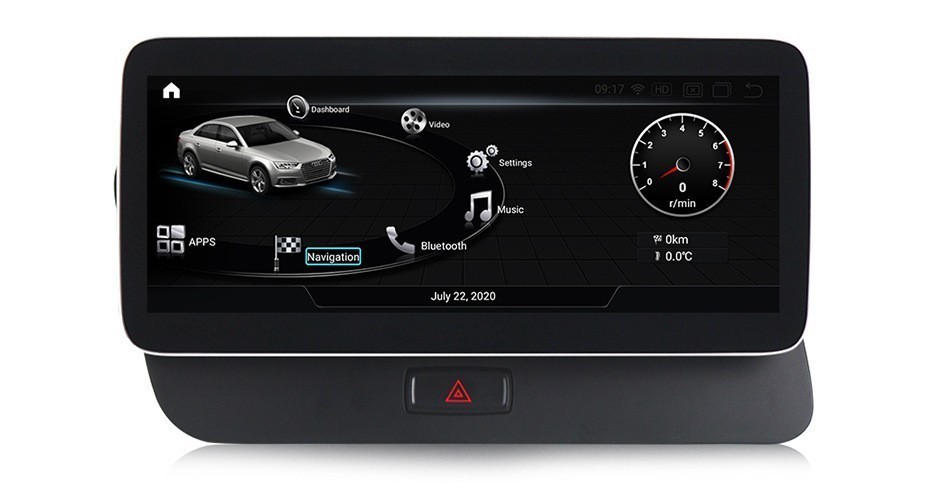 12.3″ Android Car Stereo Radio Apple Carplay GPS BT 8+128G For Audi Q5 2009-2017