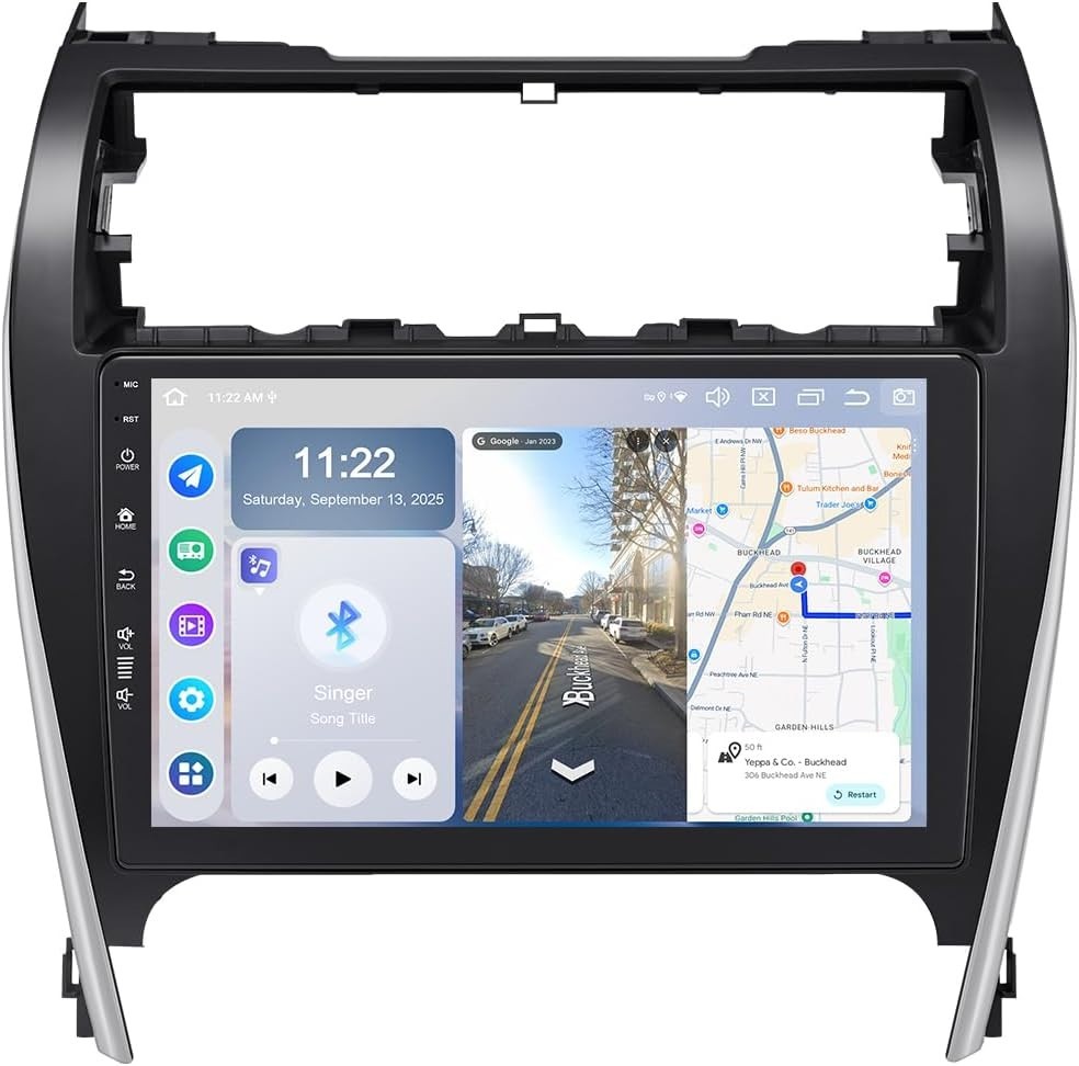 Roadanvi Android 14 10.2″ Car Stereo for Toyota Camry 2012-2014 Bluetooth 5.2