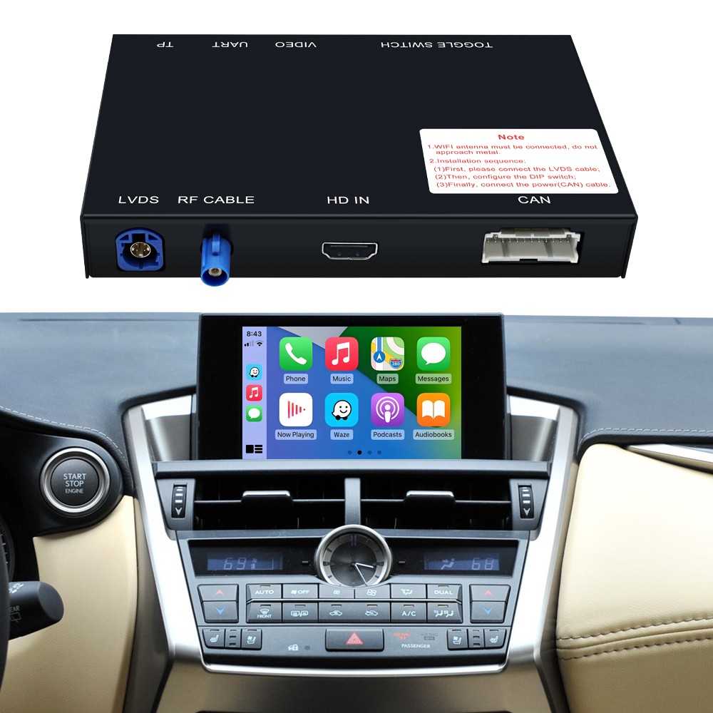 Roadtop Wireless Carplay Retrofit Module For Lexus GS IS NX ES RX UX CT LX LC RC