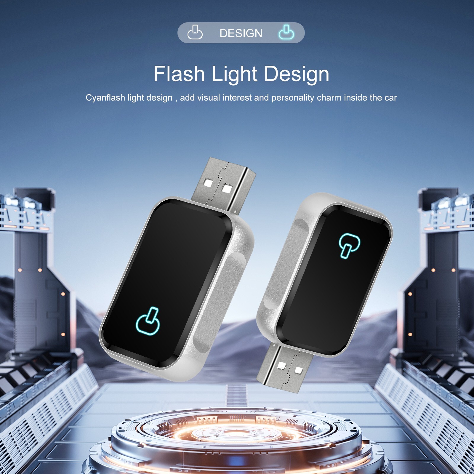 Wired to Wireless CarPlay & Android Auto Adapter – Plug & Play, Fast Connection