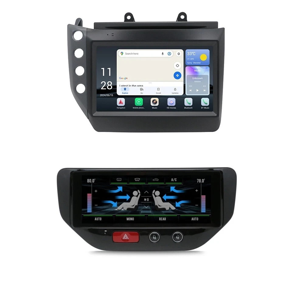For Maserati GranTurismo 10″ Carplay GPS Car Radio Stereo+Climate control panel