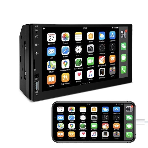 Car Radio For Apple/Andriod Carplay Car Stereo Touch Screen 2Din Camera