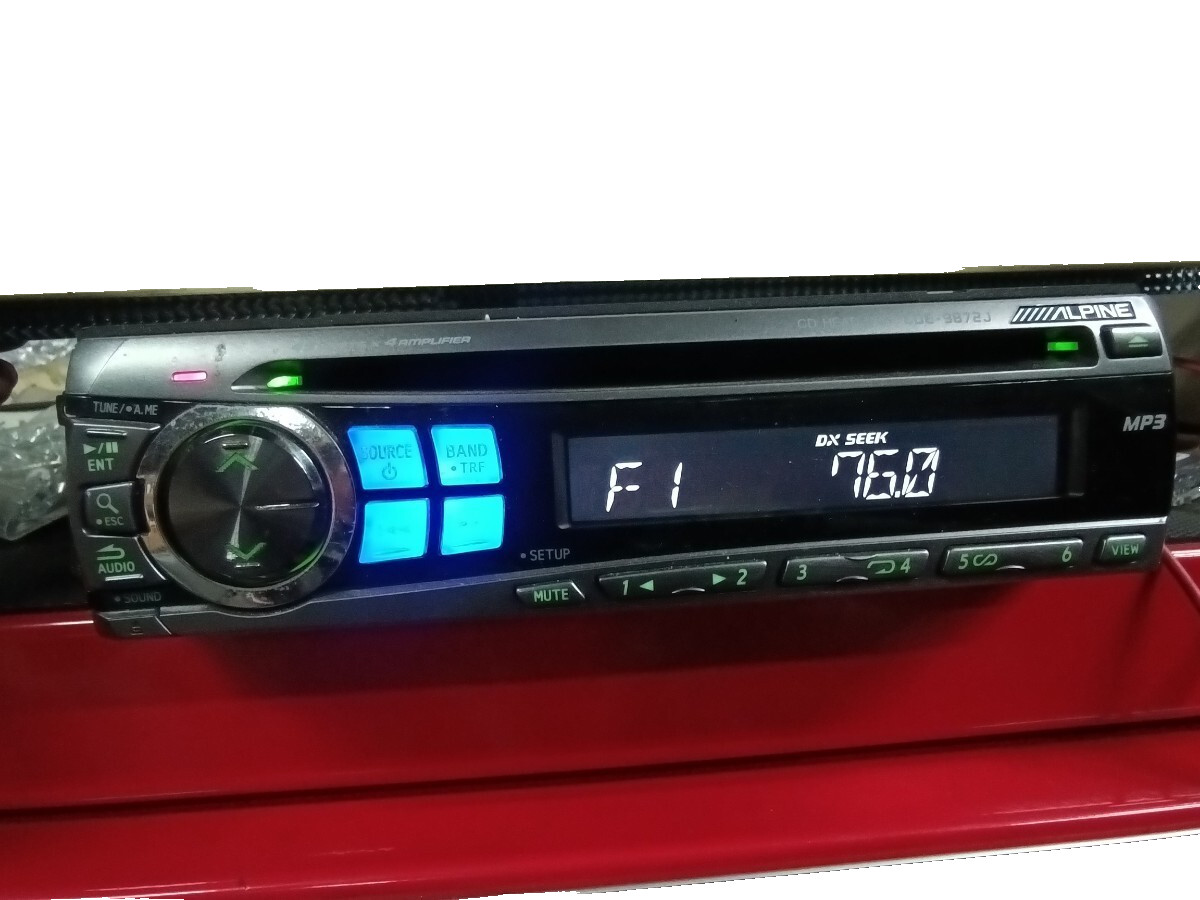 ALPINE CDA 9873J CD MP3 Car Stereo Head Unit Receiver Used