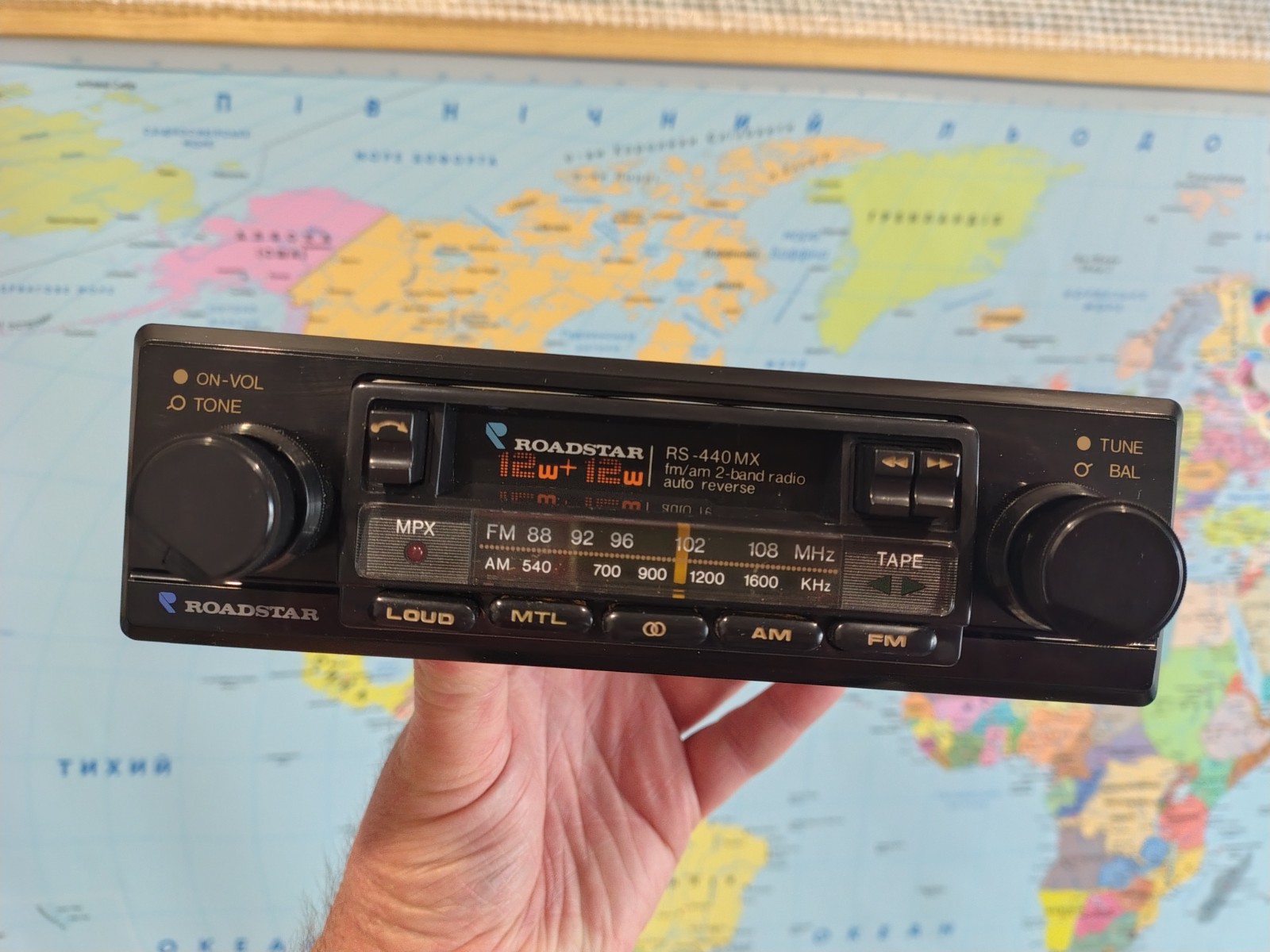Roadstar RS440MX Car Stereo Cassette In Dash Receiver Fully Working Never Used