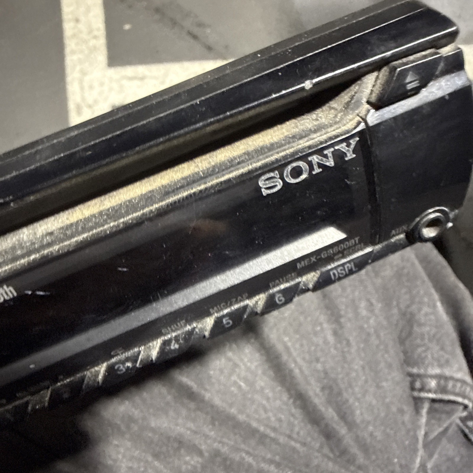 SONY MEX-GS600BT CD/MP3/Radio/Aux/USB Car Stereo Bluetooth Face Plate Working