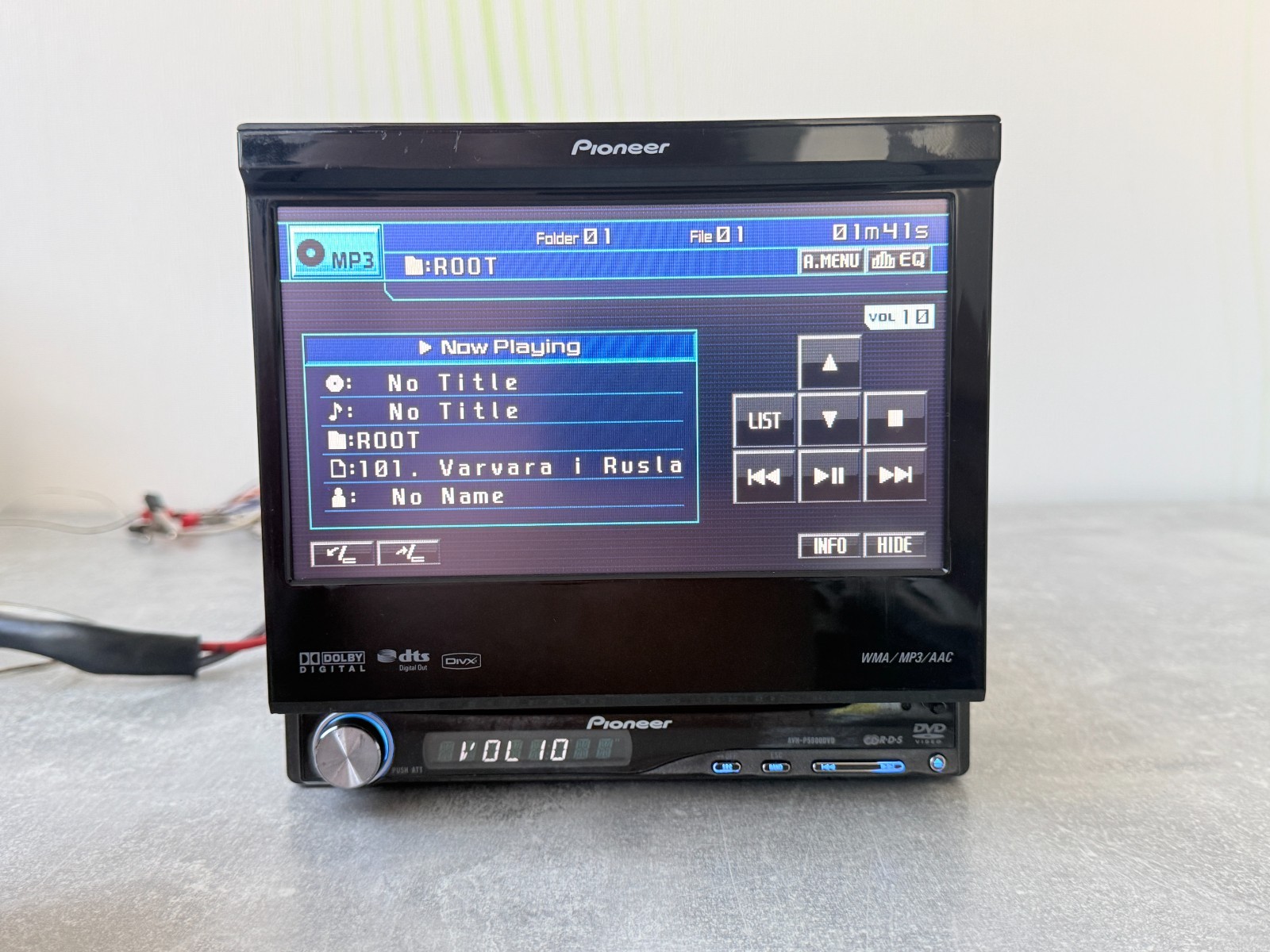 Pioneer AVIC-P5900DVD GPS Navigation DVD Head Unit Car Stereo Multimedia Receive