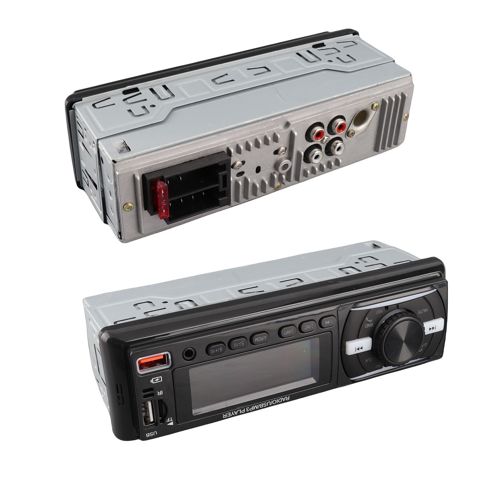 Single DIN Car Radio LCD Display Car Audio Player 60Wx4 High Power For Travel