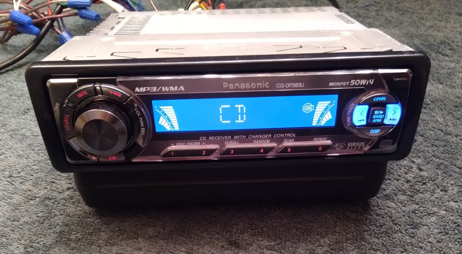 Panasonic CQ-DF583U, CD/MP3 Receiver, Tested !