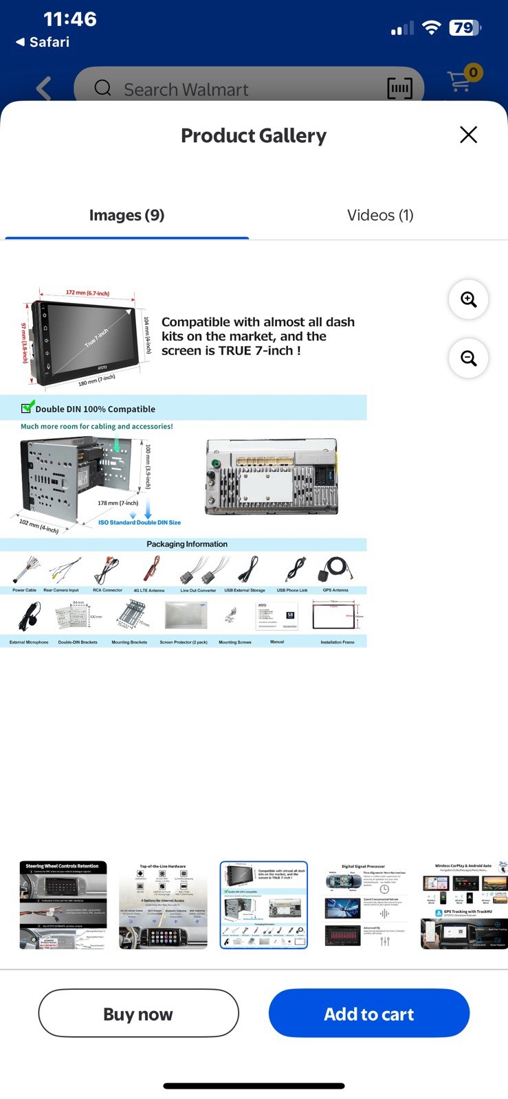 S8 Gen2 ATOTO ANDROID IN-CAR OPERATION PANEL SCREEN