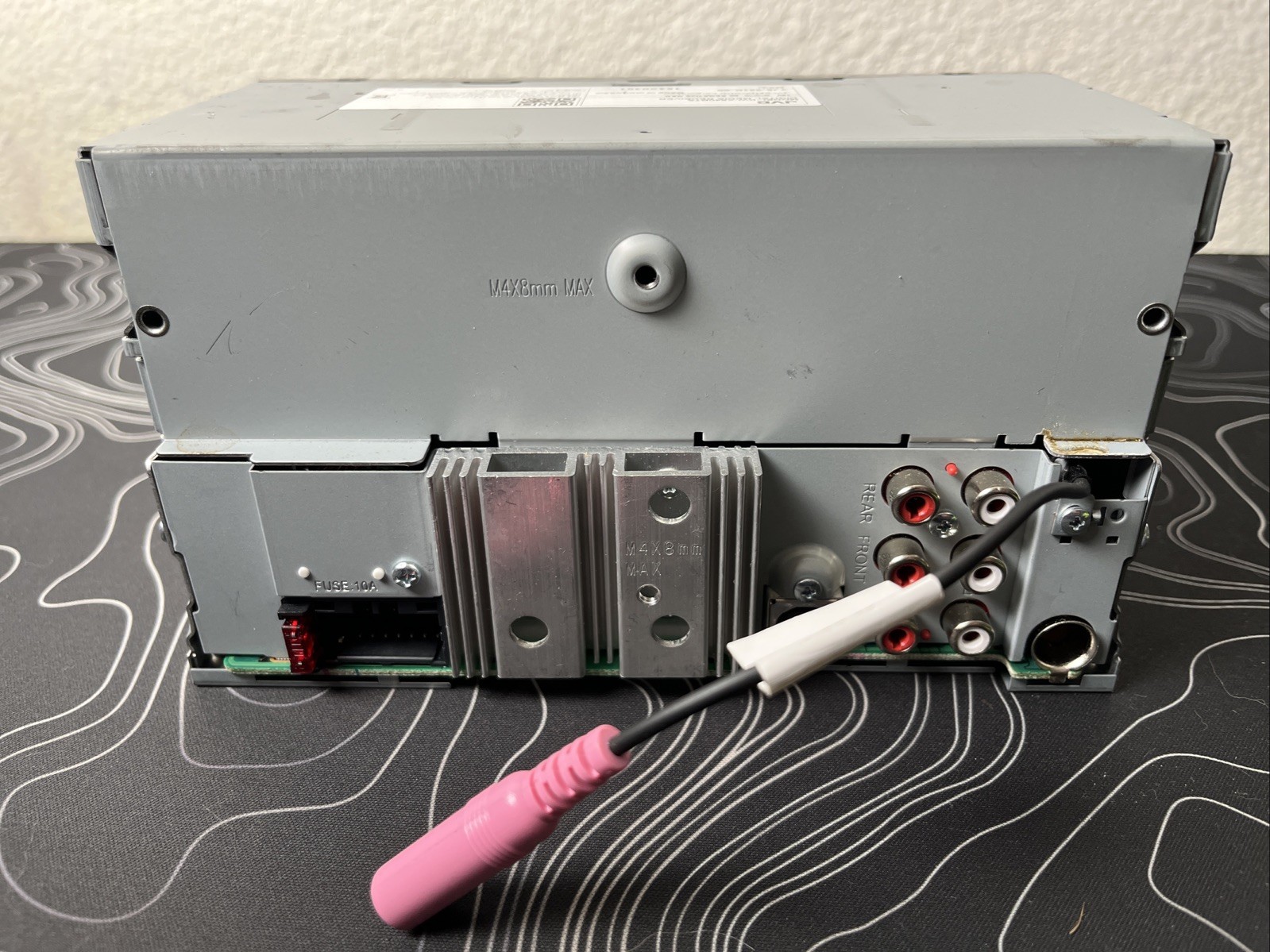 JVC KW-X840BTS DIGITAL MEDIA RECEIVER With Harness & Mic