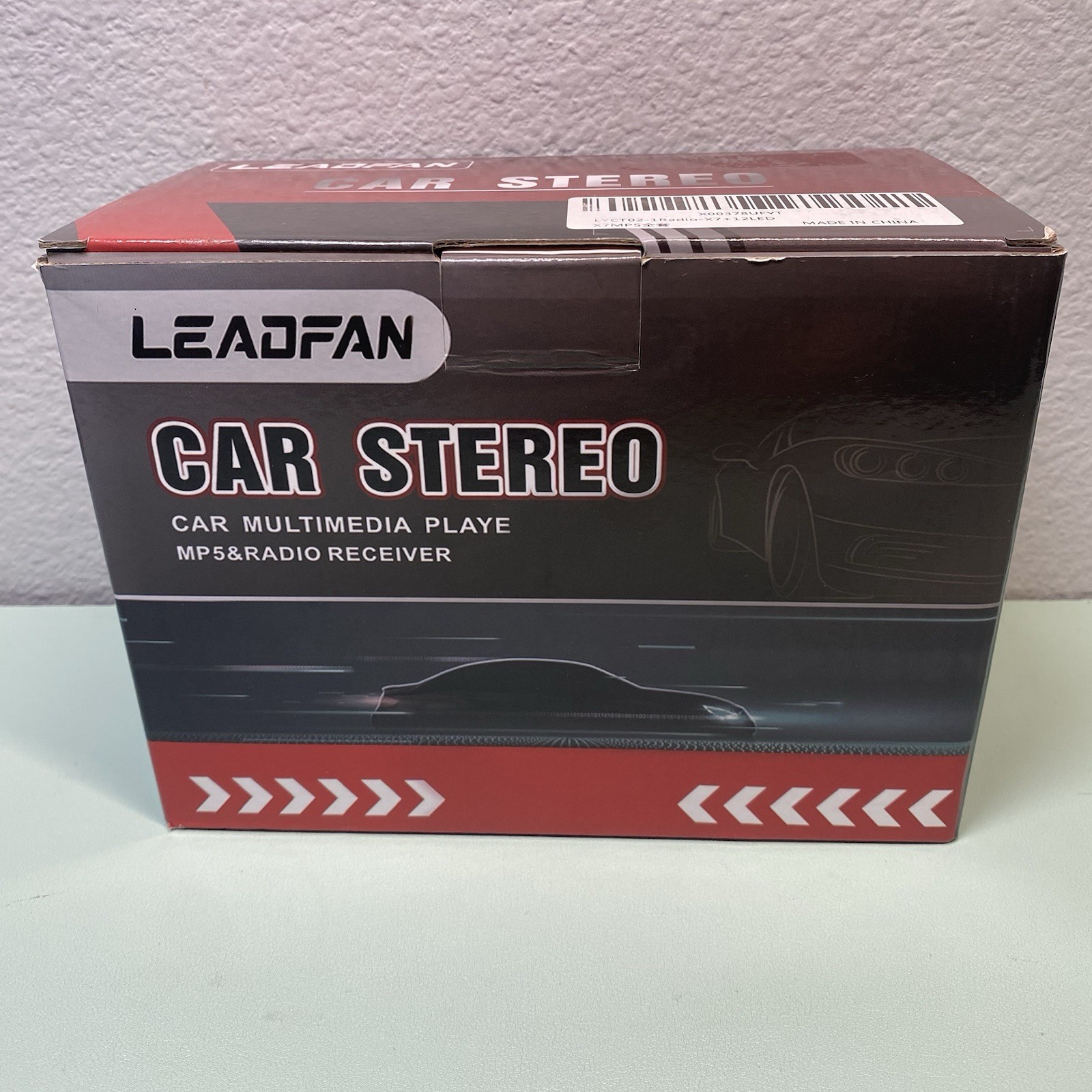 Leadfan 7inch Car Stereo Double Din Radio Touchscreen with Backup Camera