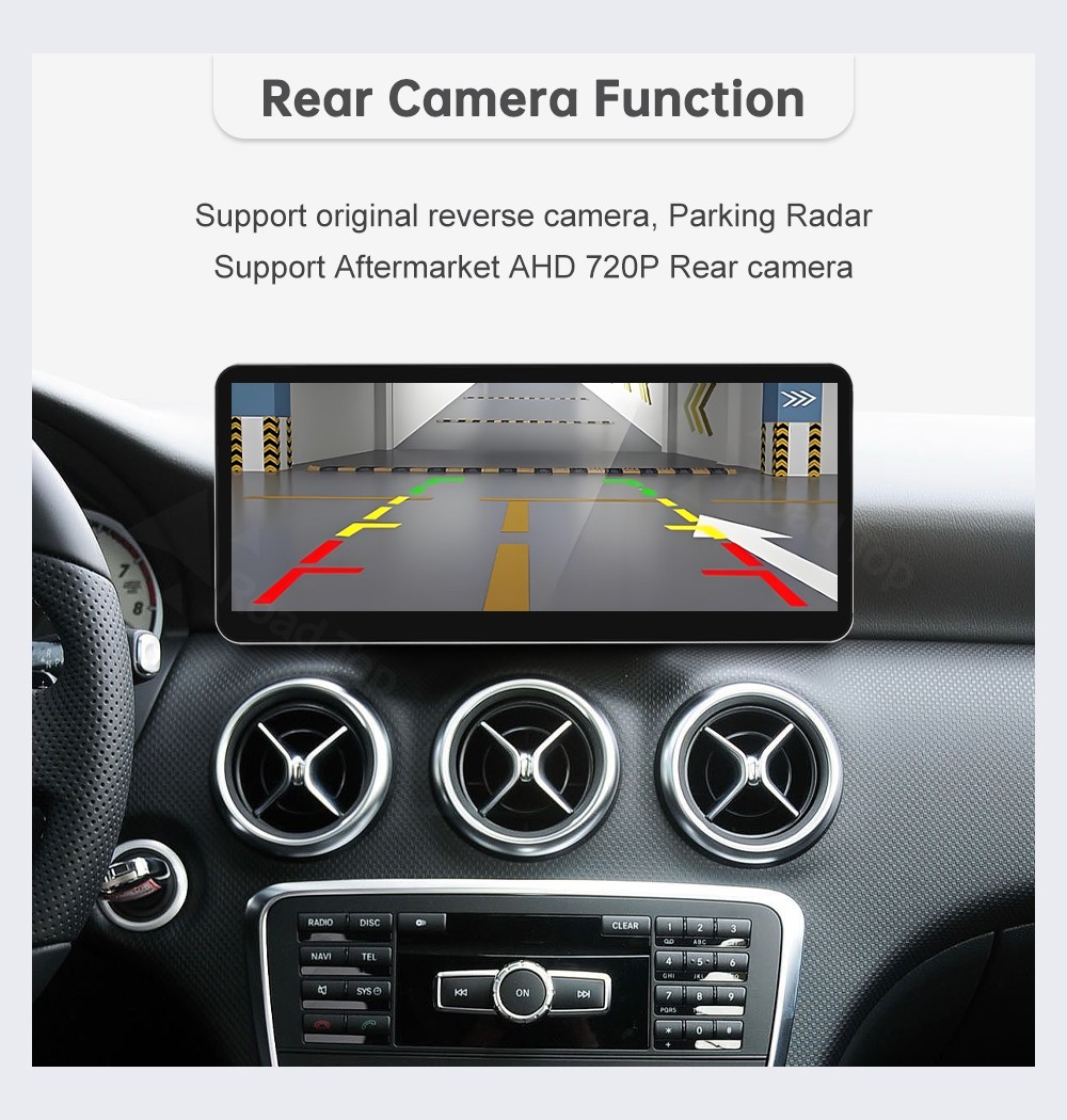 Wireless CarPlay Multimedia Touch Screen For Benz A GLA CLA B Class W246 4.5/4.7