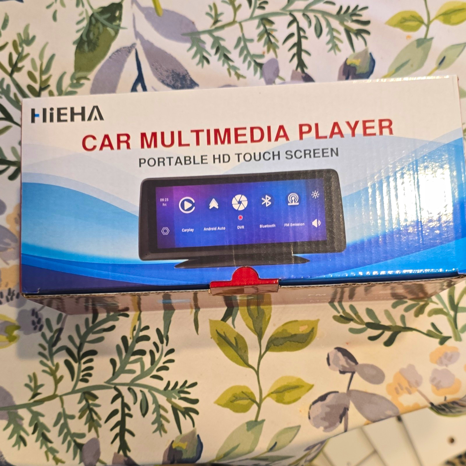 HiEHA Car Multimedia Player 1 DIN Touchscreen Wi‑Fi Bluetooth GPS Backup Cam
