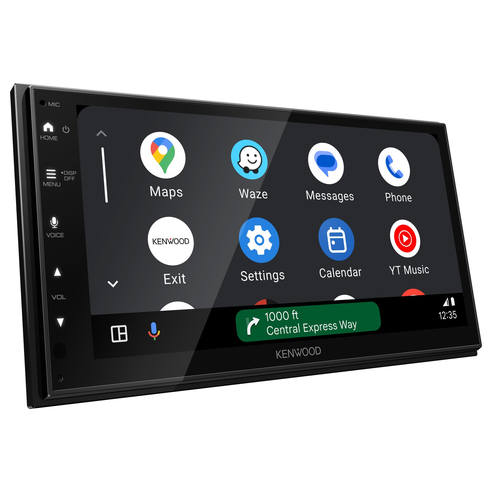 Kenwood DMX40S, 6.8″ Double DIN Digital Media Receiver w/ CarPlay & Android Auto