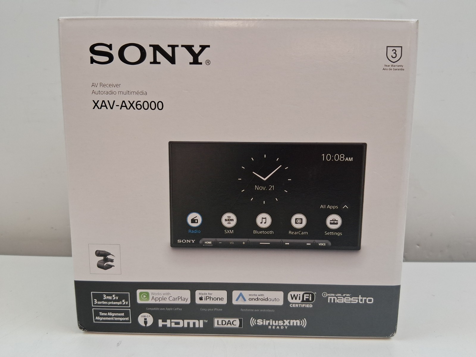 NEW Sony XAV-AX6000 6.95″ Touchscreen, Wireless, C/P & A/A *1 YR Warranty*