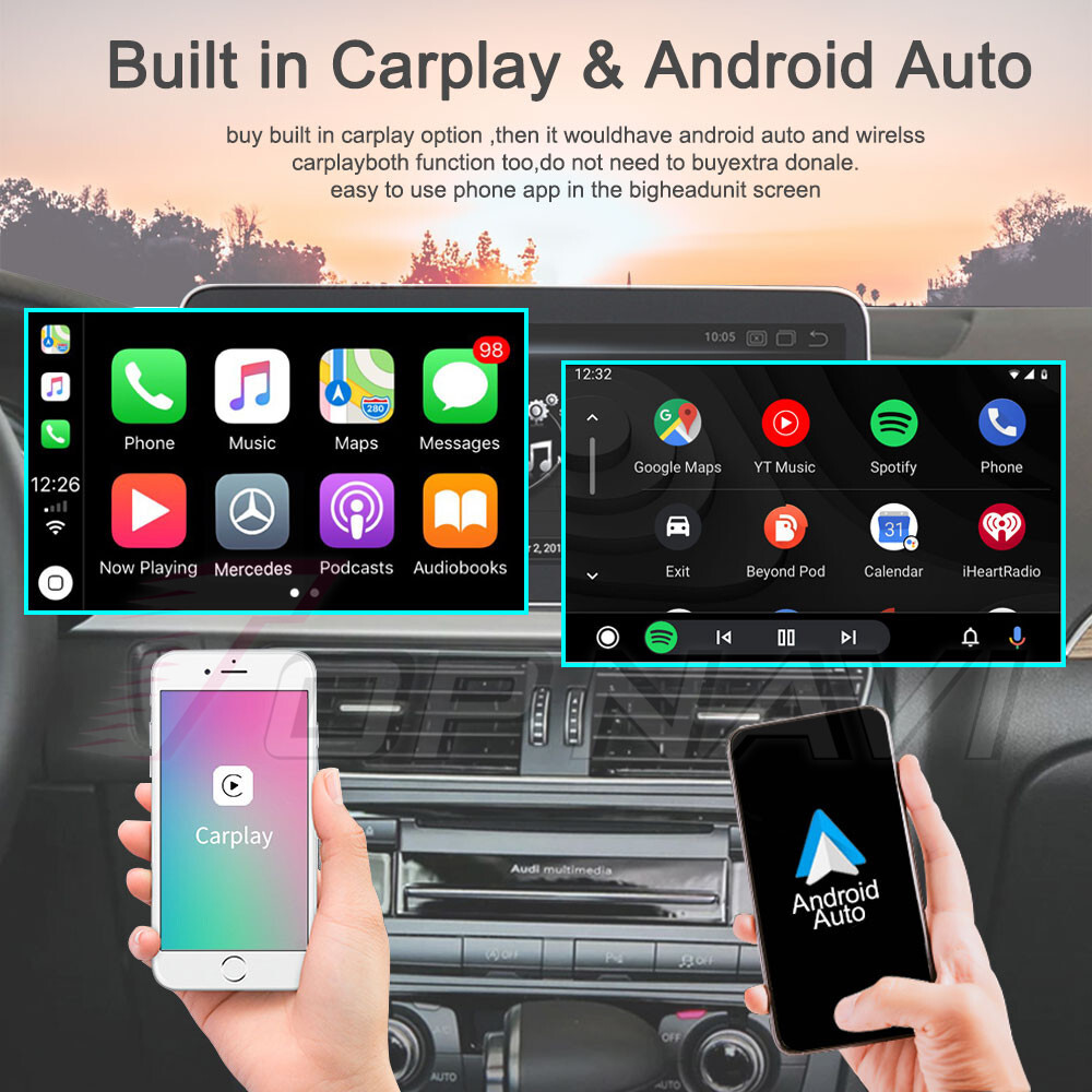 8.8″ For Audi Q5 2009-2017 Car Stereo Radio GPS Android 13 Carplay WiFi BT 4+64G
