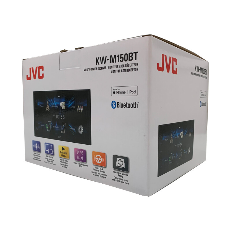 JVC KW-M150BT Android USB Mirroring 1080p Bluetooth Digital Media Player 6.75″
