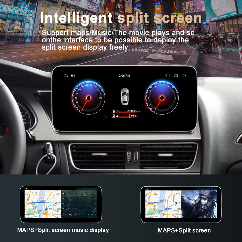 Ugode 10.25 Android10 Screen autoradio Display CarPlay GPS Audi A4 A5 2010-2016