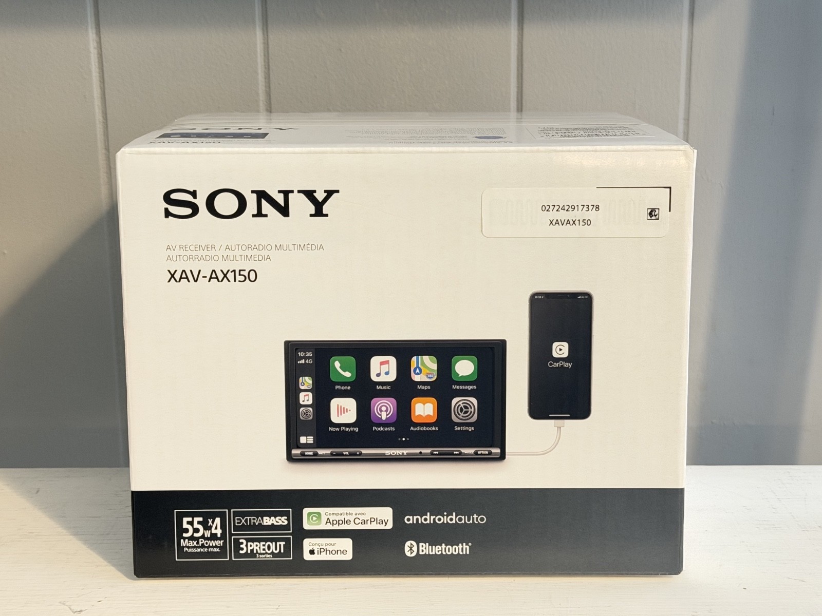 Sony XAV-AX150 6.95″ Apple CarPlay Android Auto Bluetooth NEW SEALED FAST SHIP⚡️