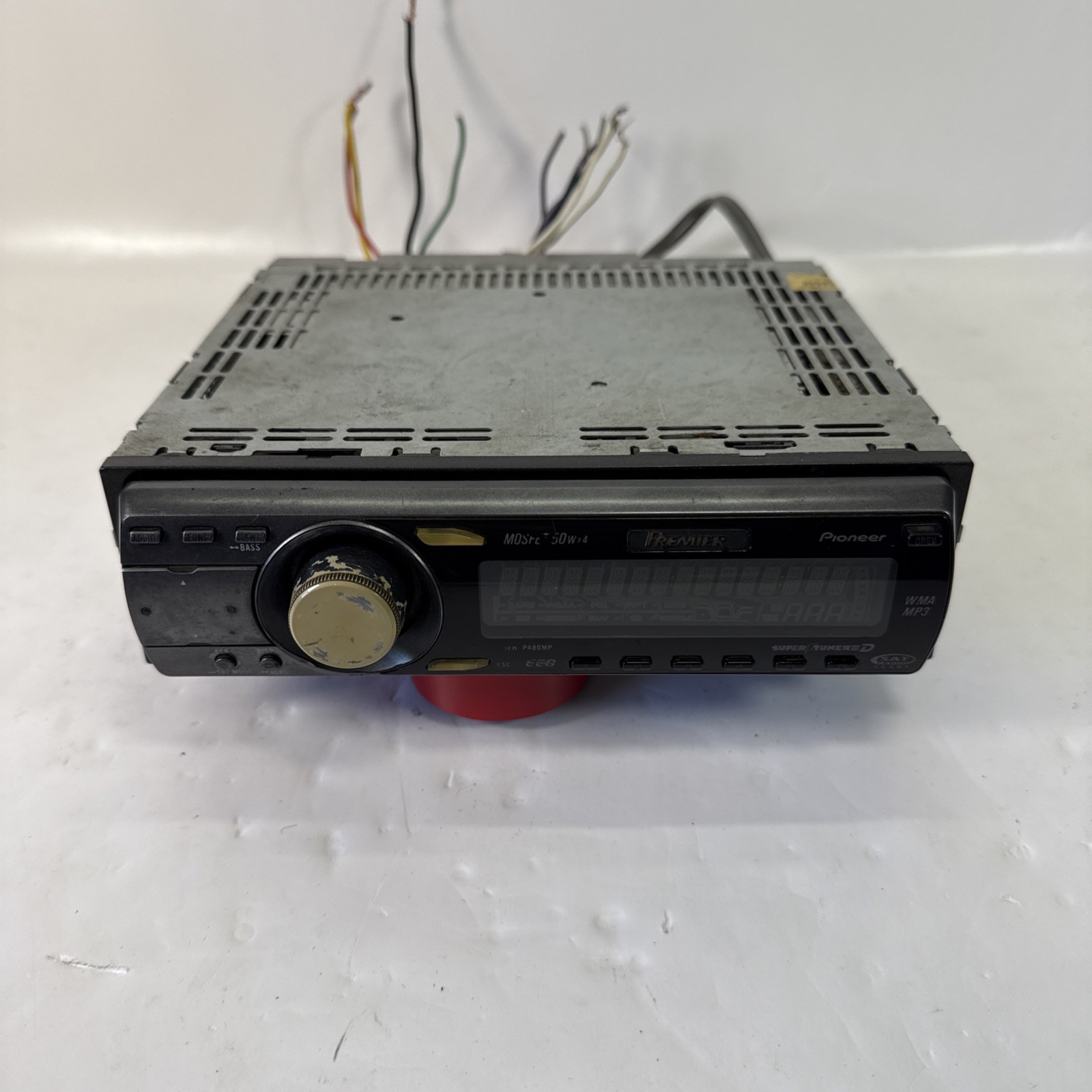 (DIM SCREEN!) Pioneer Premier DEH-P480MP Old School CD Car Stereo TESTED