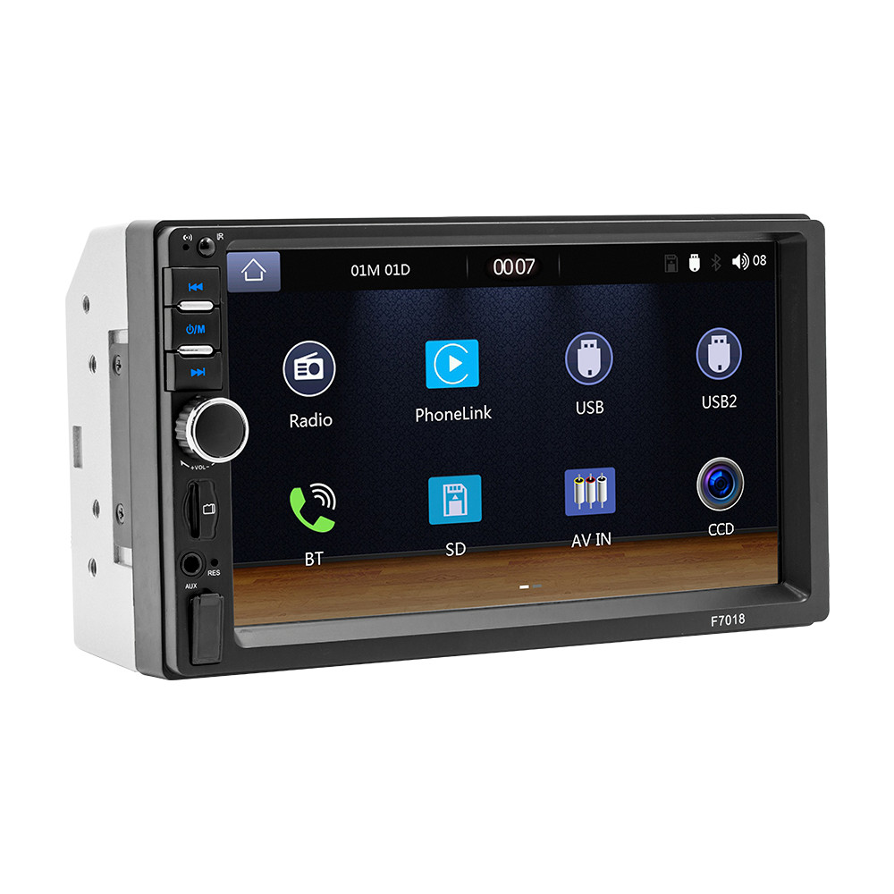 Touch Screen Car Radio MP5 Player Stereo BT For Carplay Android Auto W/Camera