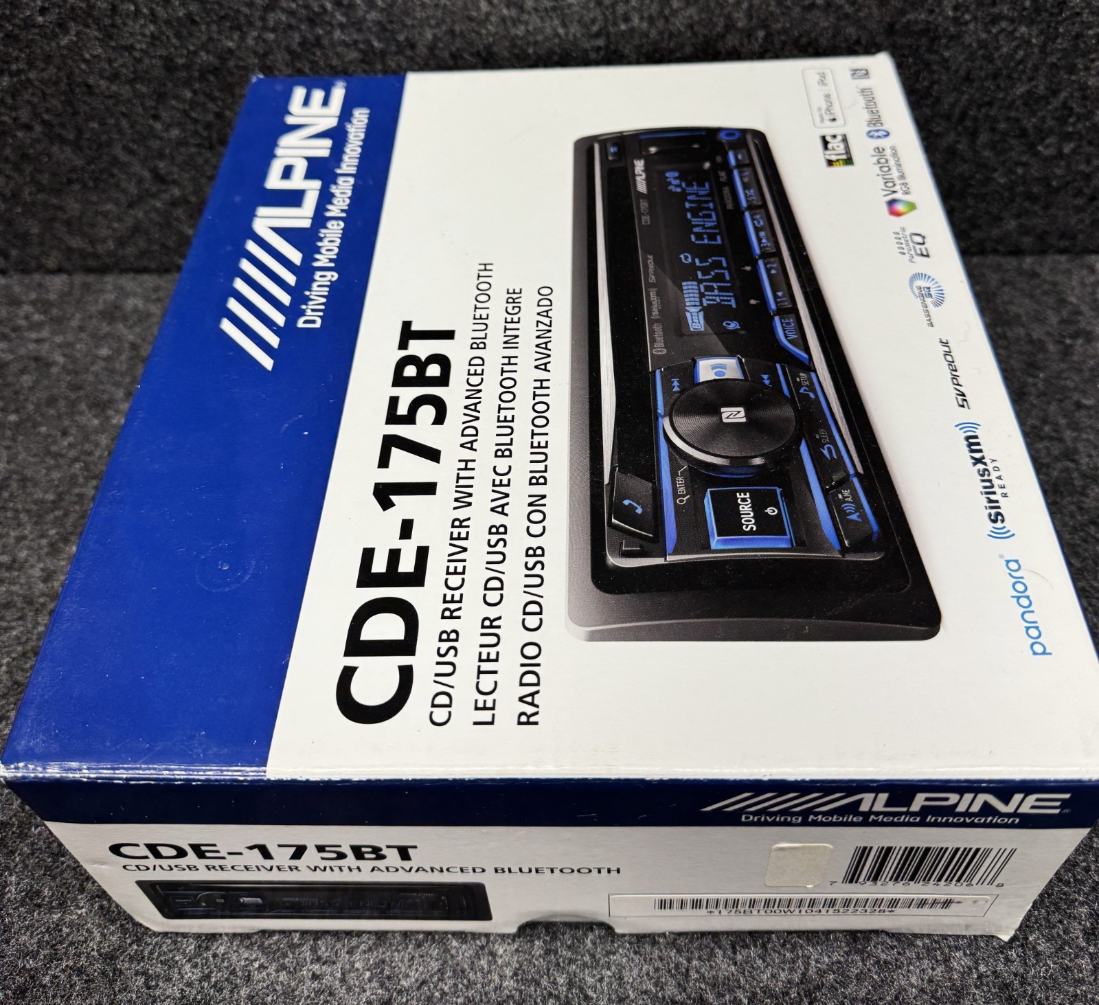 Alpine CDE-175BT BRAND NEW/EXTREMELY Hard to find, exactly as shown