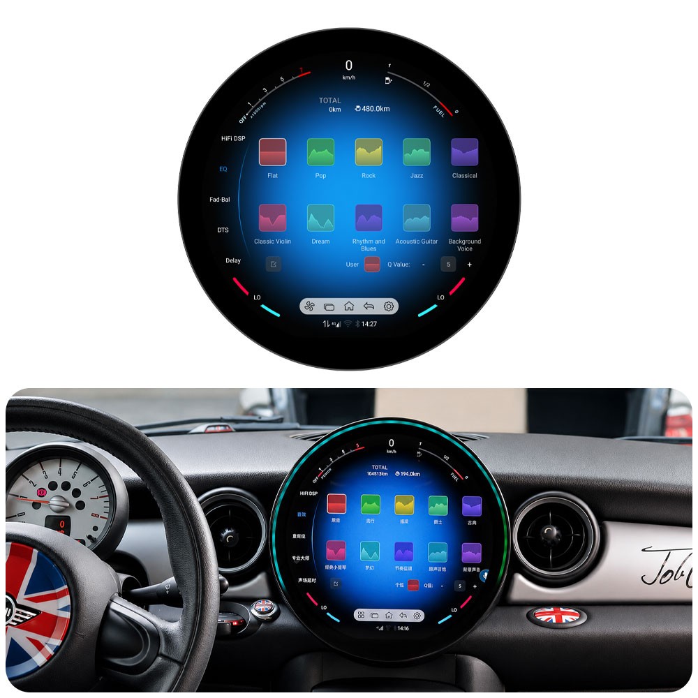 Android For BMW Mini Cooper R56 R60 2007-2014 Car Multimedia Video Player 11.8″