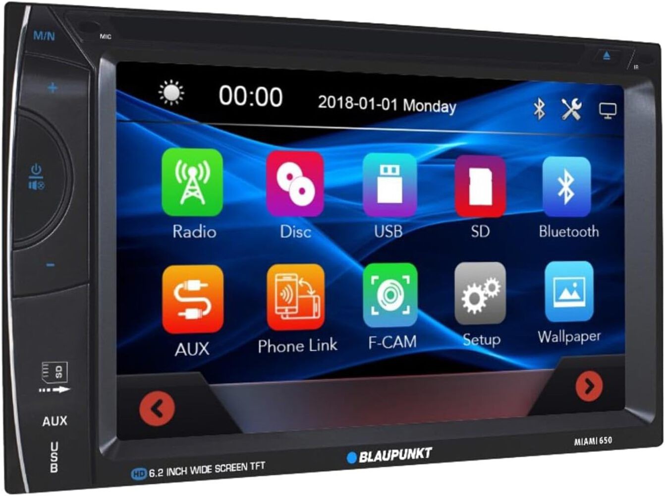 Blaupunkt MIAMI 650 Bluetooth Car Stereo with Android Auto / Apple CarPlay