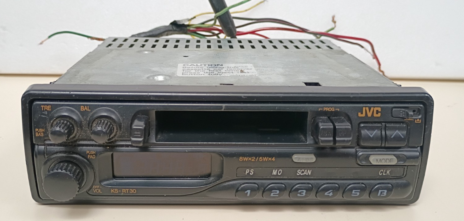 JVC Car Radio Cassette JVC KS-RT30 Tested and Working Fine