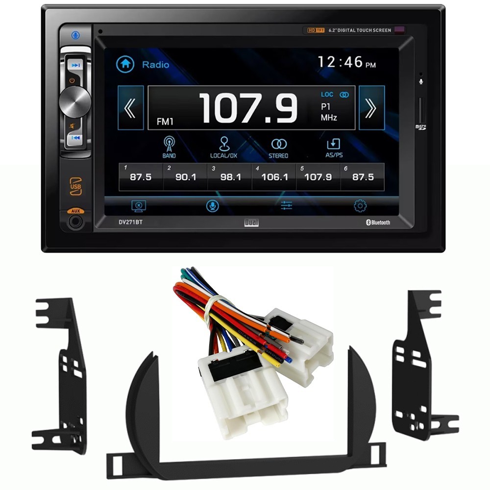 DV271BT CD/DVD Bluetooth Car Stereo AM/FM Radio For 2002-2004 Nissan Altima