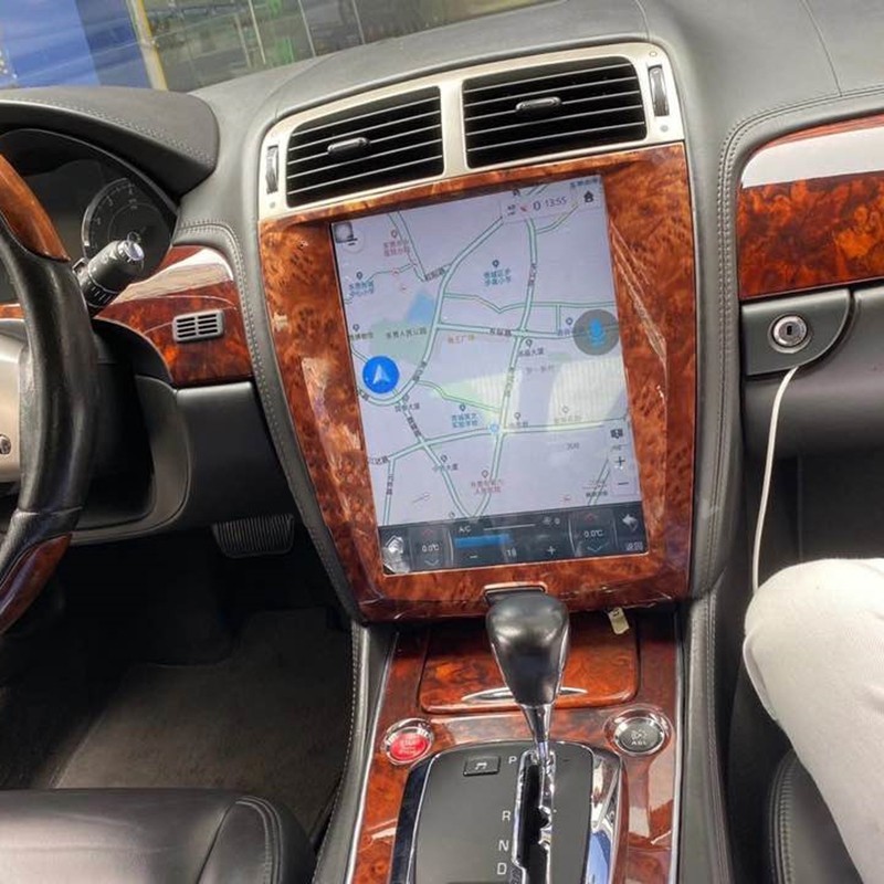 12.1” Large Screen CarPlay Car Radio GPS 6+128GB For Jaguar Xk Xkr-s 2006-2013