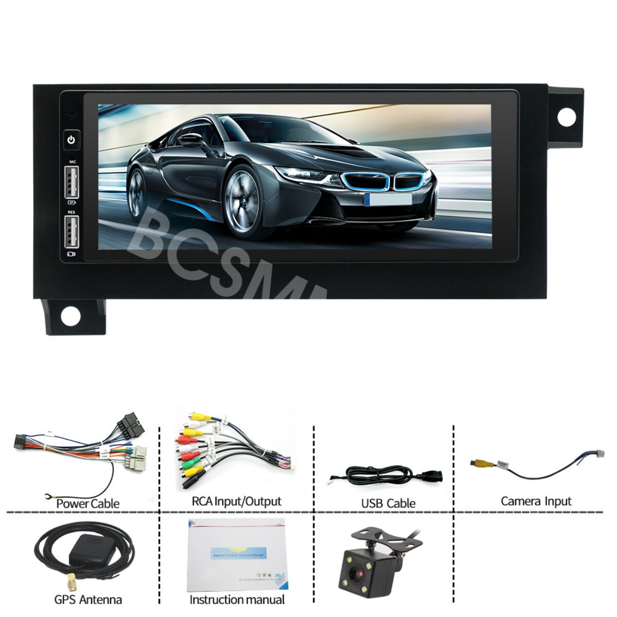 1 Din Car Radio Player Touch Screen BT W/Cam Fit For Plymouth Prowler 1997-2002