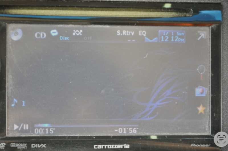 Pioneer Carrozzeria FH-770DVD CD DVD Multimedia Receiver Near Mint JAPAN