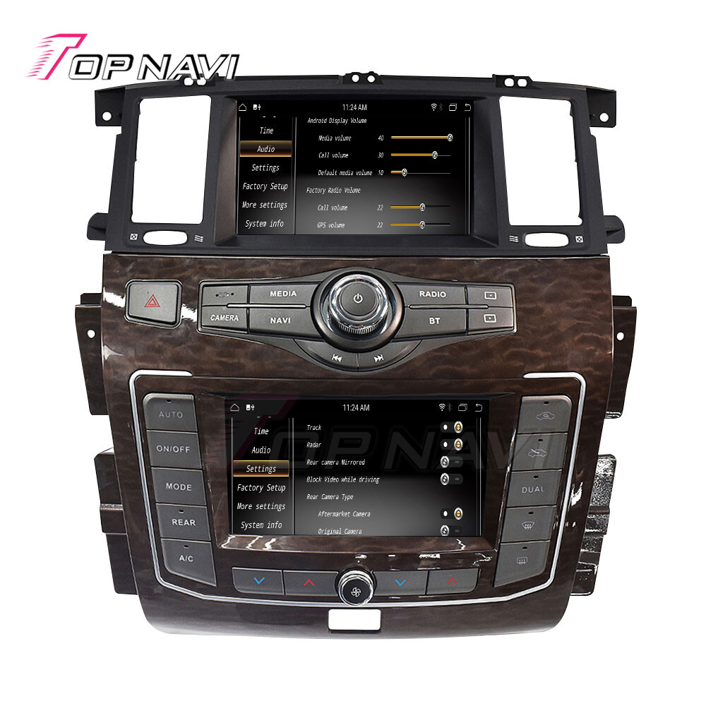 Androind 13.0 Car Stereo for Nissan Patrol Y62 2010-2020 Media GPS Navi WIFI 4G
