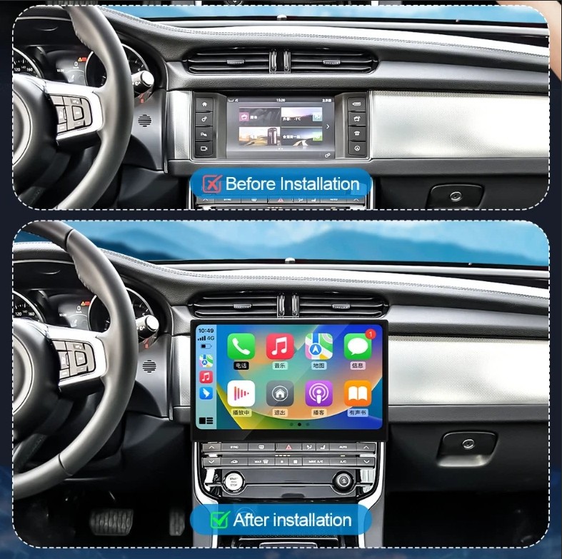 11.4″ For Jaguar XF XFL 2016-2018 Car GPS Radio Navigation Stereo 8+128G Carplay