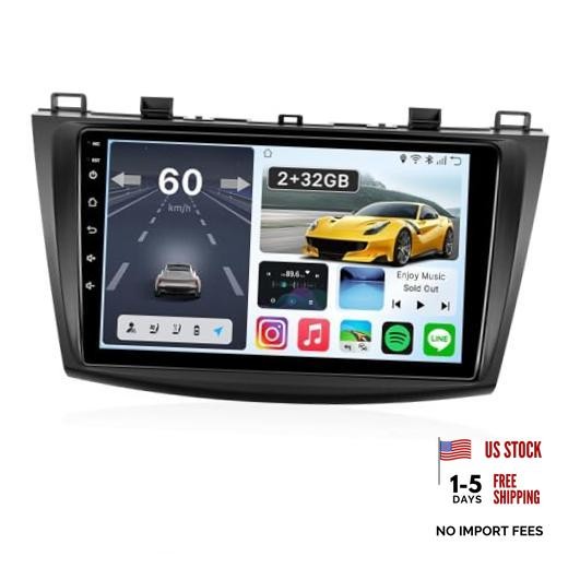 Car Radio for Mazda 3 2009 2010 Model A: 2+32G Radio for Mazda 3 2009-2013