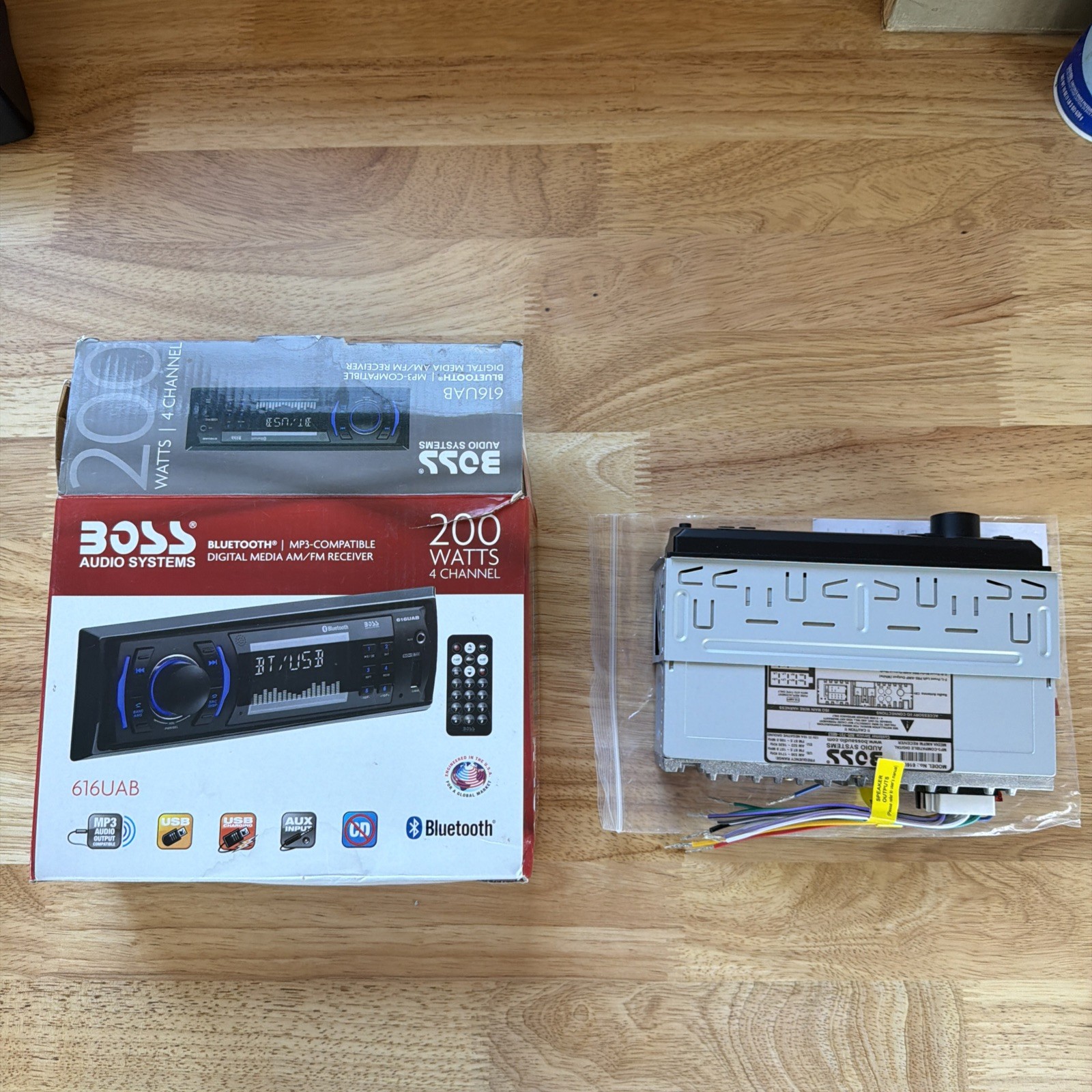 Boss Audio Systems 616UAB Car Stereo Bluetooth, MP3, USB, Aux -No Remote-