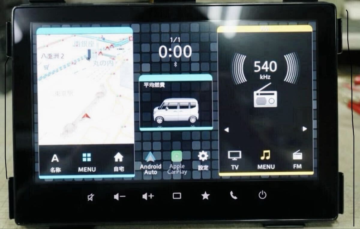 Suzuki Spacia Edition Genuine 9-Inch Car Navigation System 3A110-53U07 Map 2024