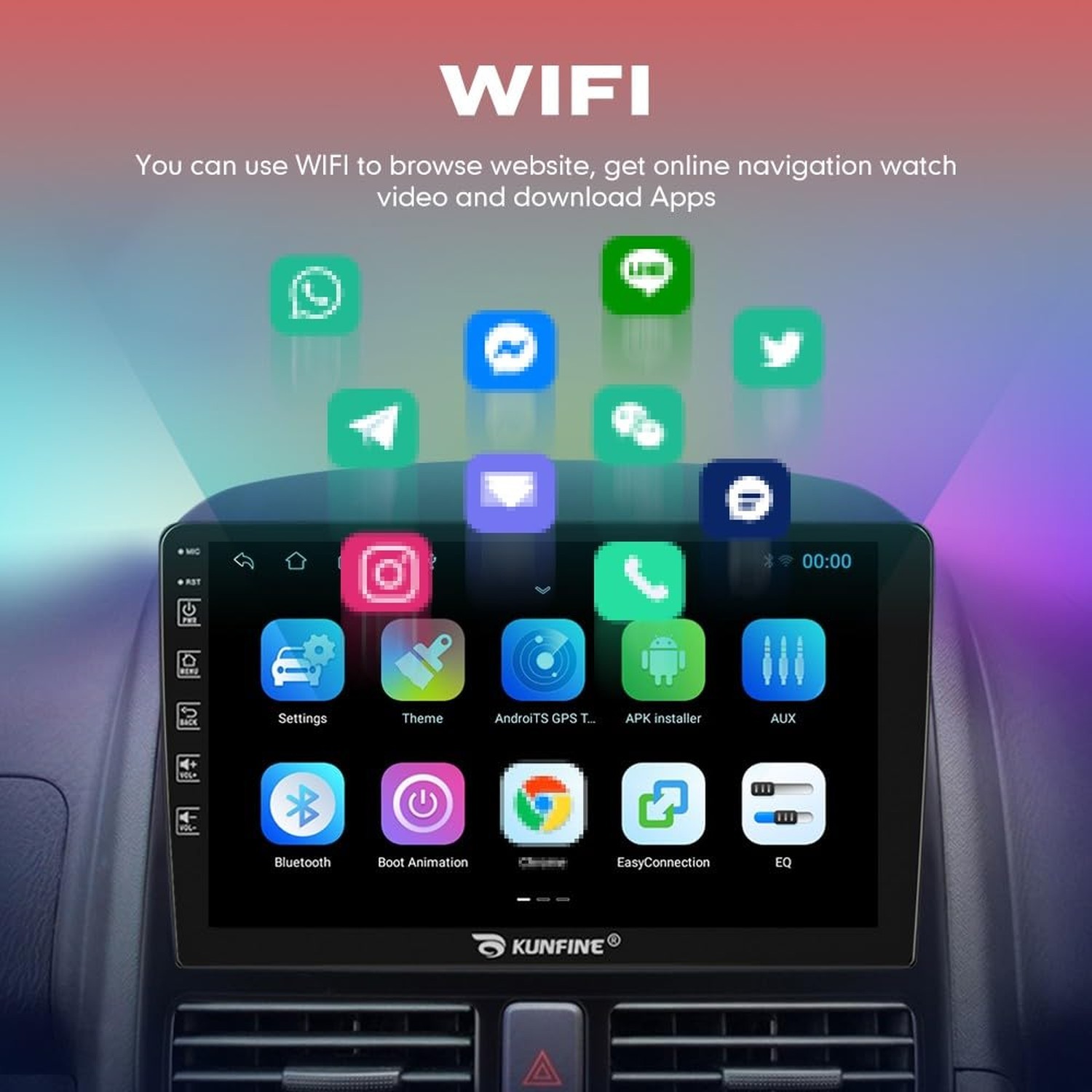 for Hyundai Elantra 2019-2020 Car CarPlay Android Auto Navigation Stereo GPS …