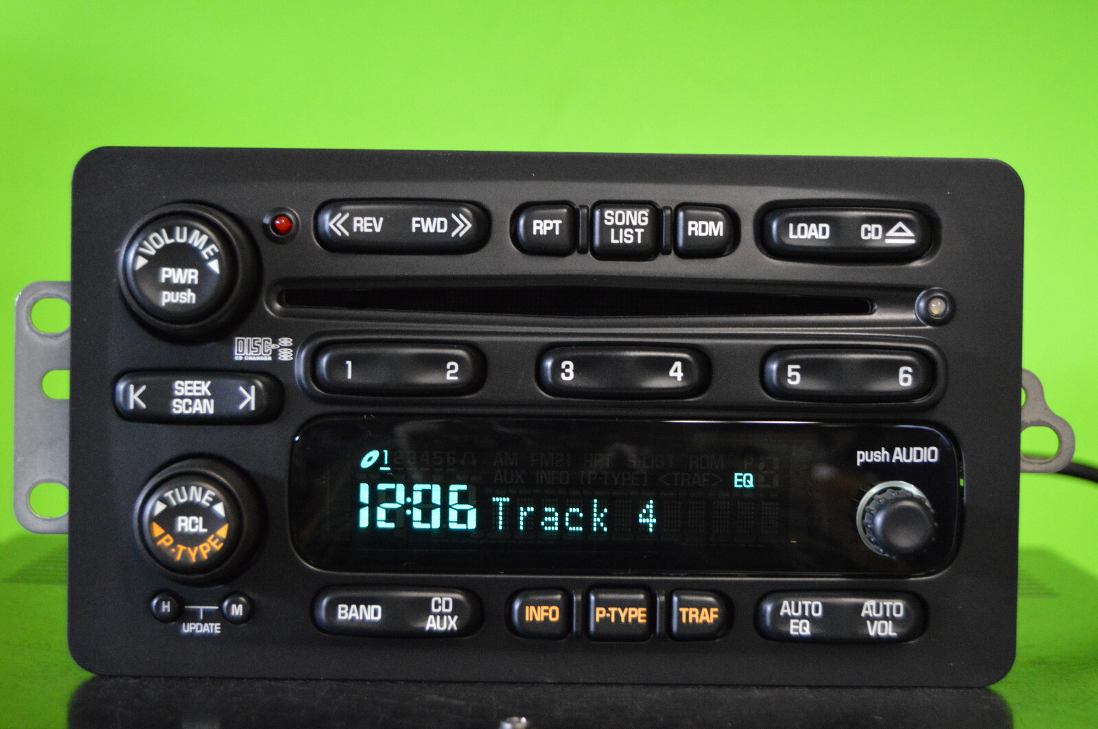 GM Delco Buick Rendezvous factory 6 disc CD player radio 02 03 04 05 06 10333462